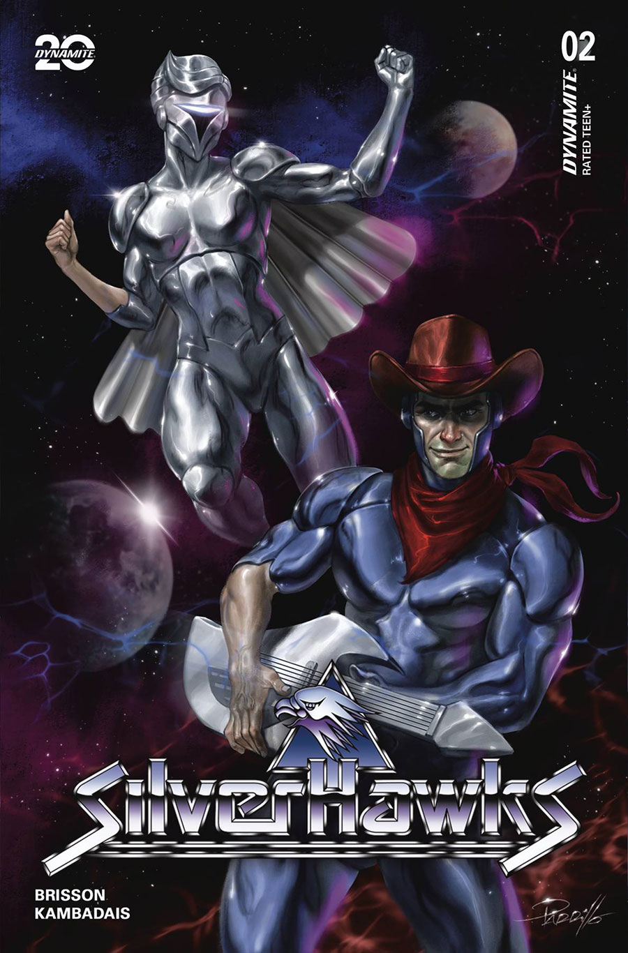 SilverHawks Vol 2 #2 Cover H Variant Lucio Parrillo Foil Cover