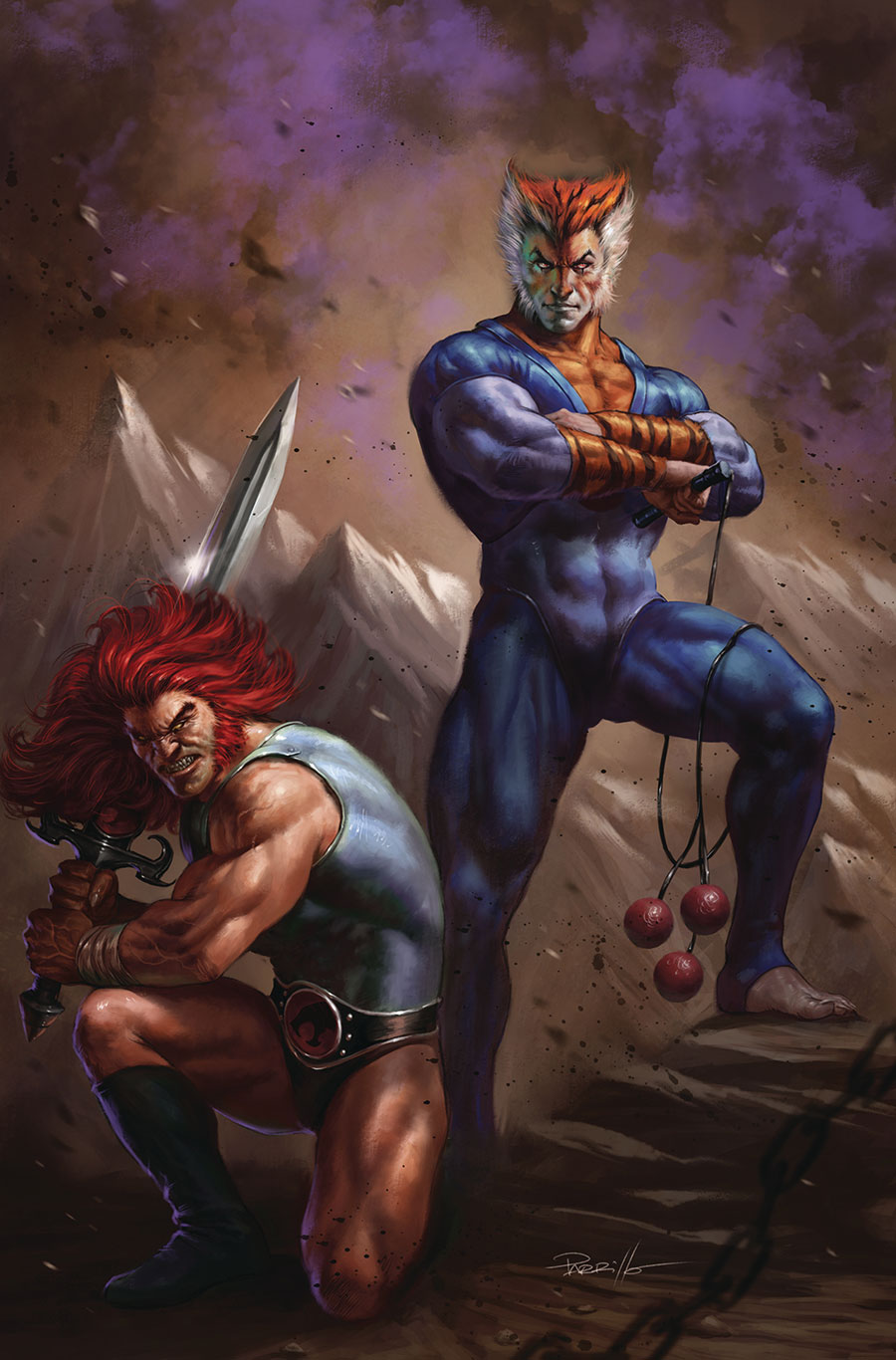 Thundercats Vol 3 #13 Cover K Dynamite Metal Premium Lucio Parrillo Cover