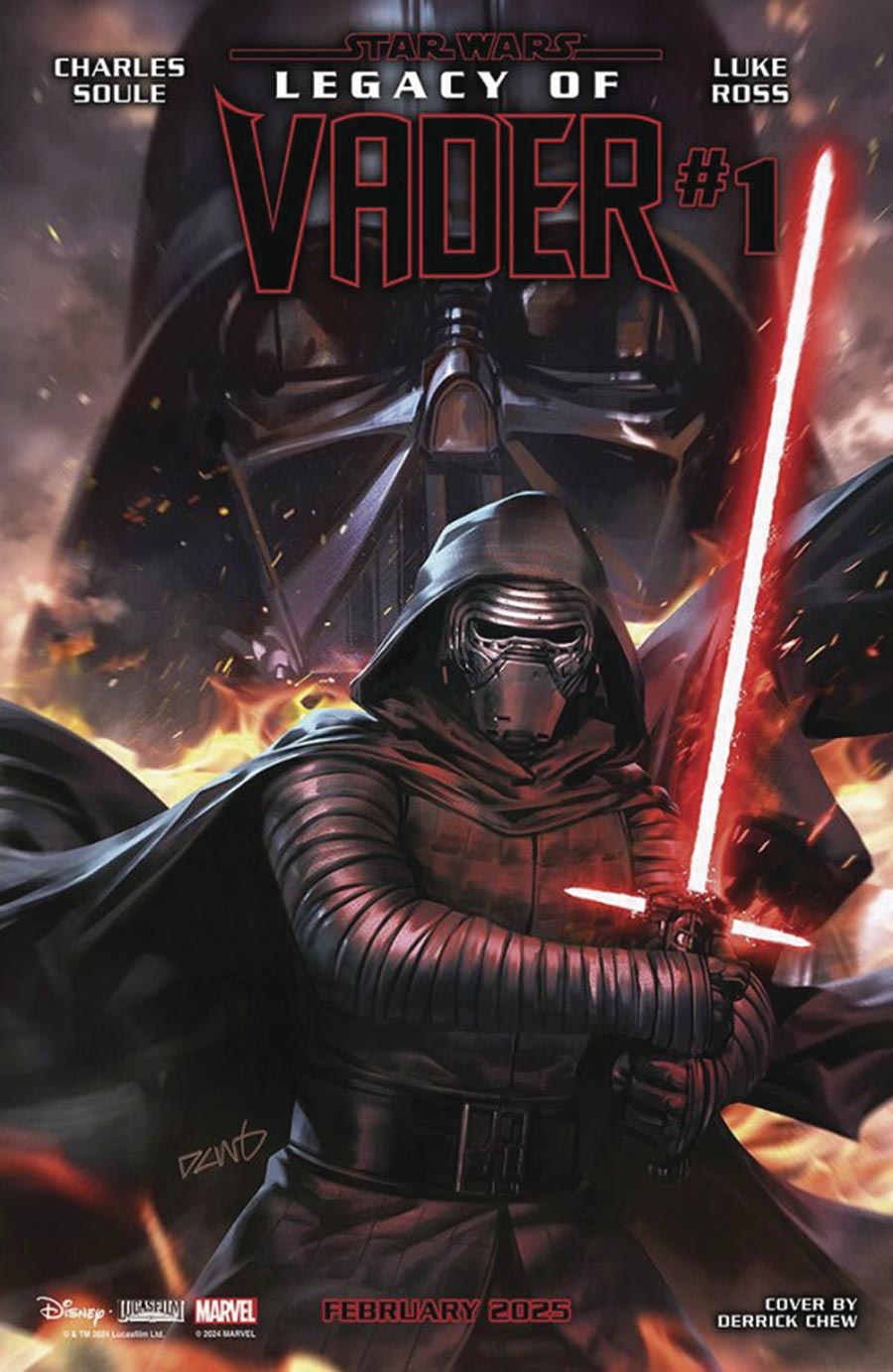 Star Wars Legacy Of Vader #1 Cover H DF Signed By Charles Soule