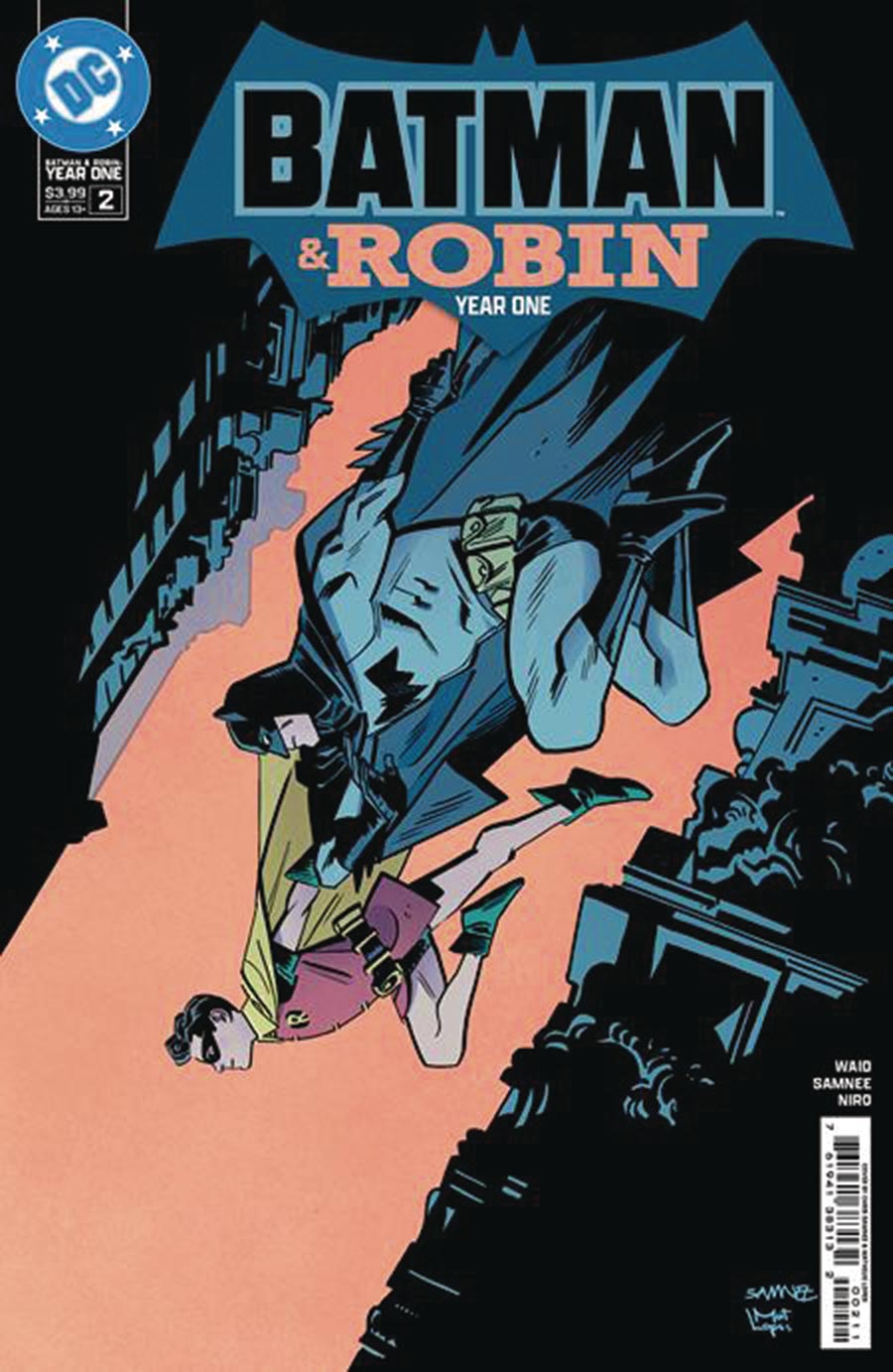 Batman And Robin Year One #2 Cover E DF Signed By Mark Waid