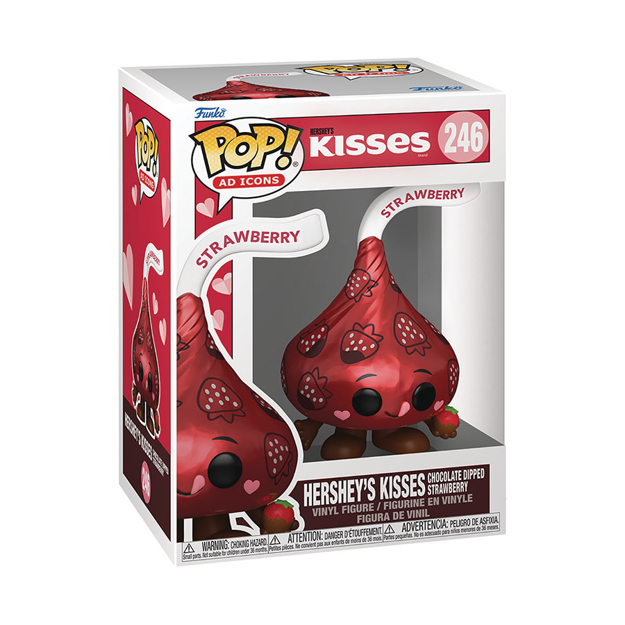 POP AD ICONS HERSHEYS STRAWBNCREME KISS FIG (C: 1-1-2)