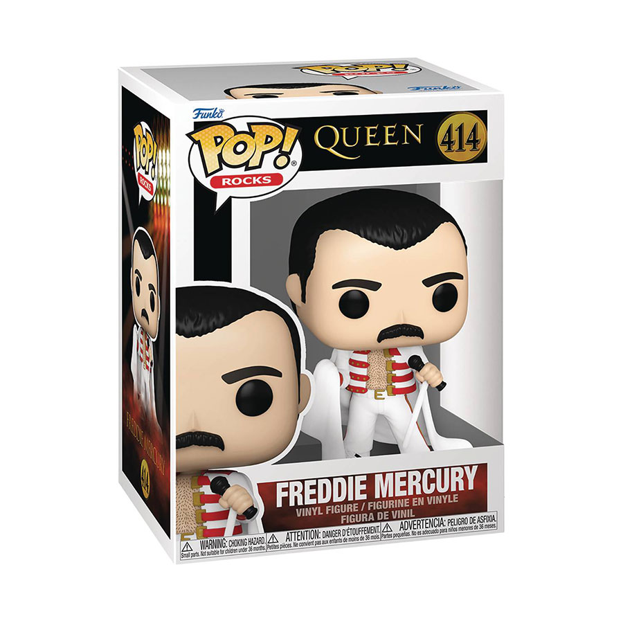 POP Rocks Queen Freddie Mercury (We Will Rock You Tour) Vinyl Figure