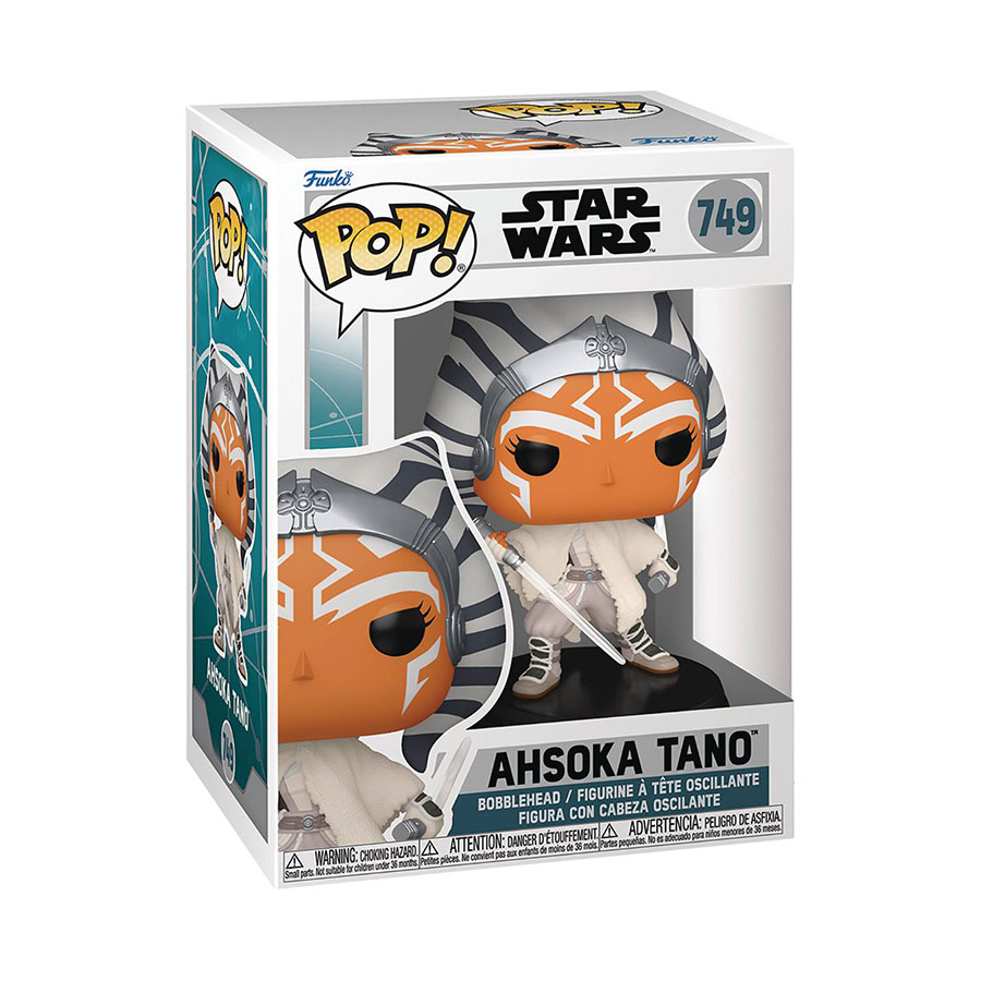 POP Star Wars Ahsoka Ahsoka With Lightsabers Vinyl Bobble Head