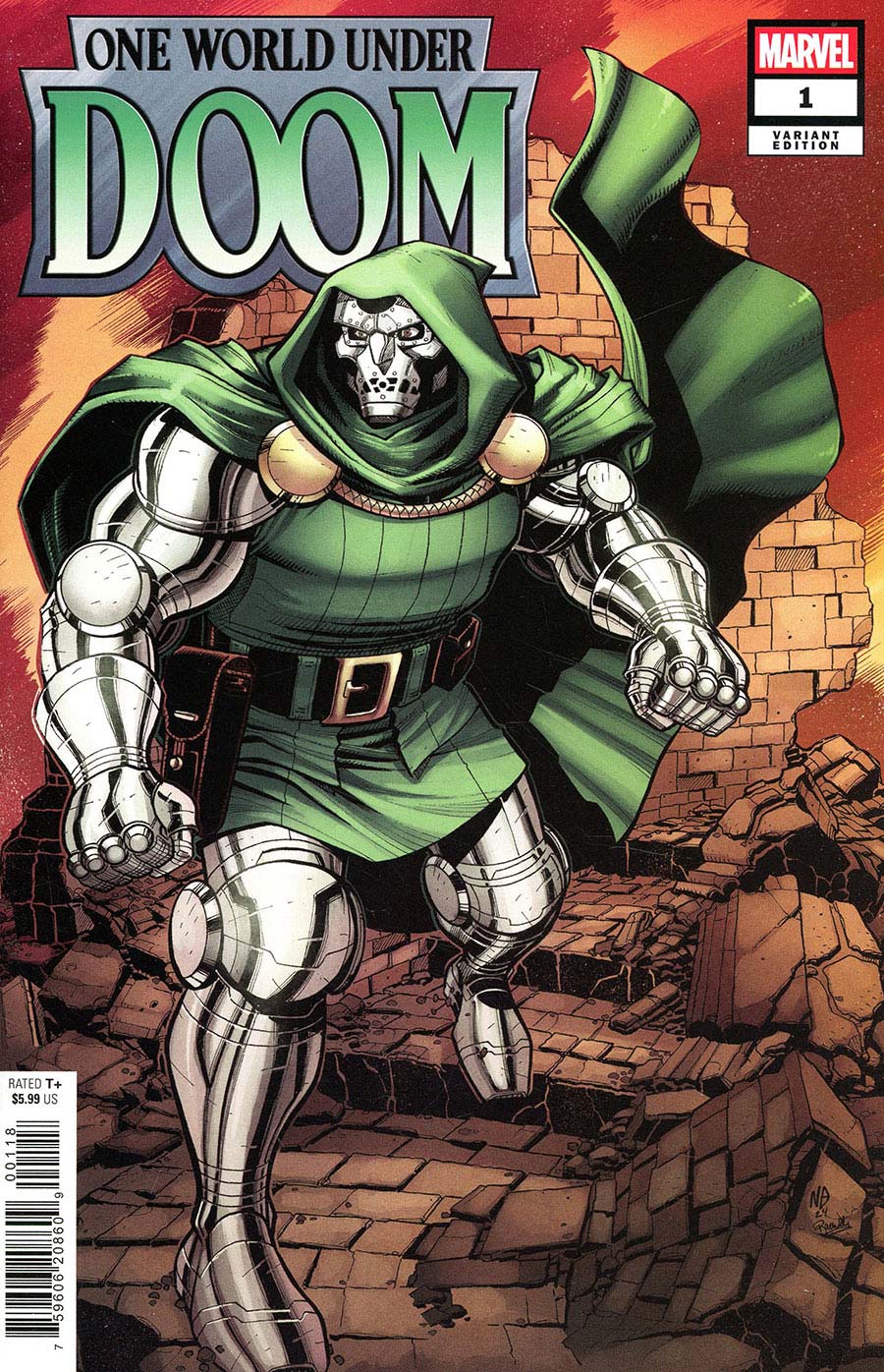 One World Under Doom #1 Cover H Incentive Nick Bradshaw Variant Cover