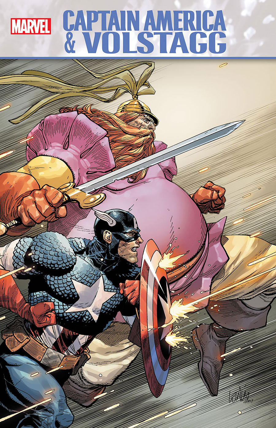 Captain America & Volstagg #1 (One Shot) Cover D Incentive Leinil Francis Yu Variant Cover