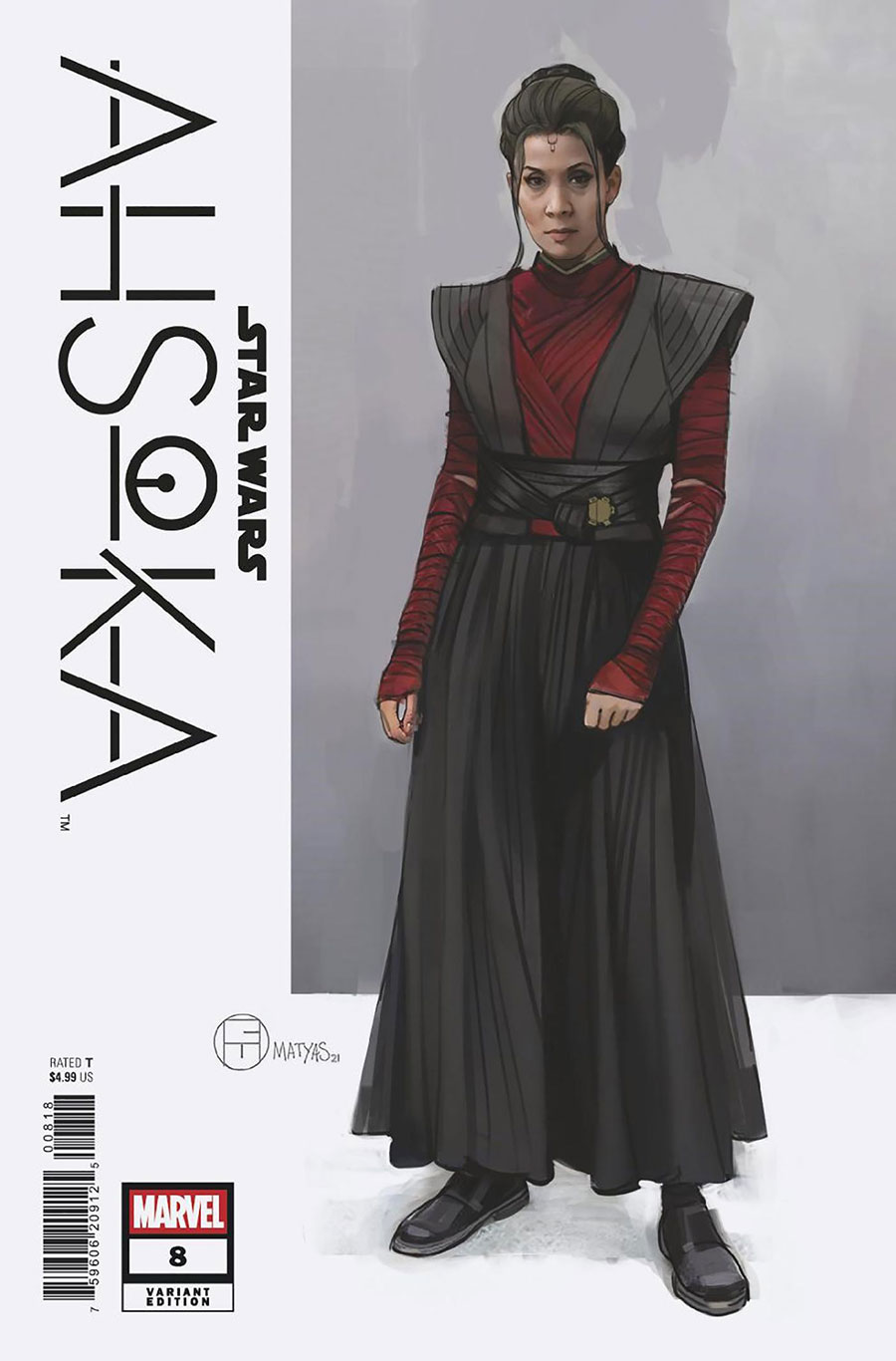 Star Wars Ahsoka #8 Cover E Incentive Concept Art Variant Cover