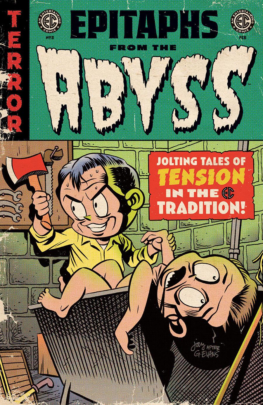 Epitaphs From The Abyss #8 Cover C Incentive Jay Stephens Homage Variant Cover (EC Comics)