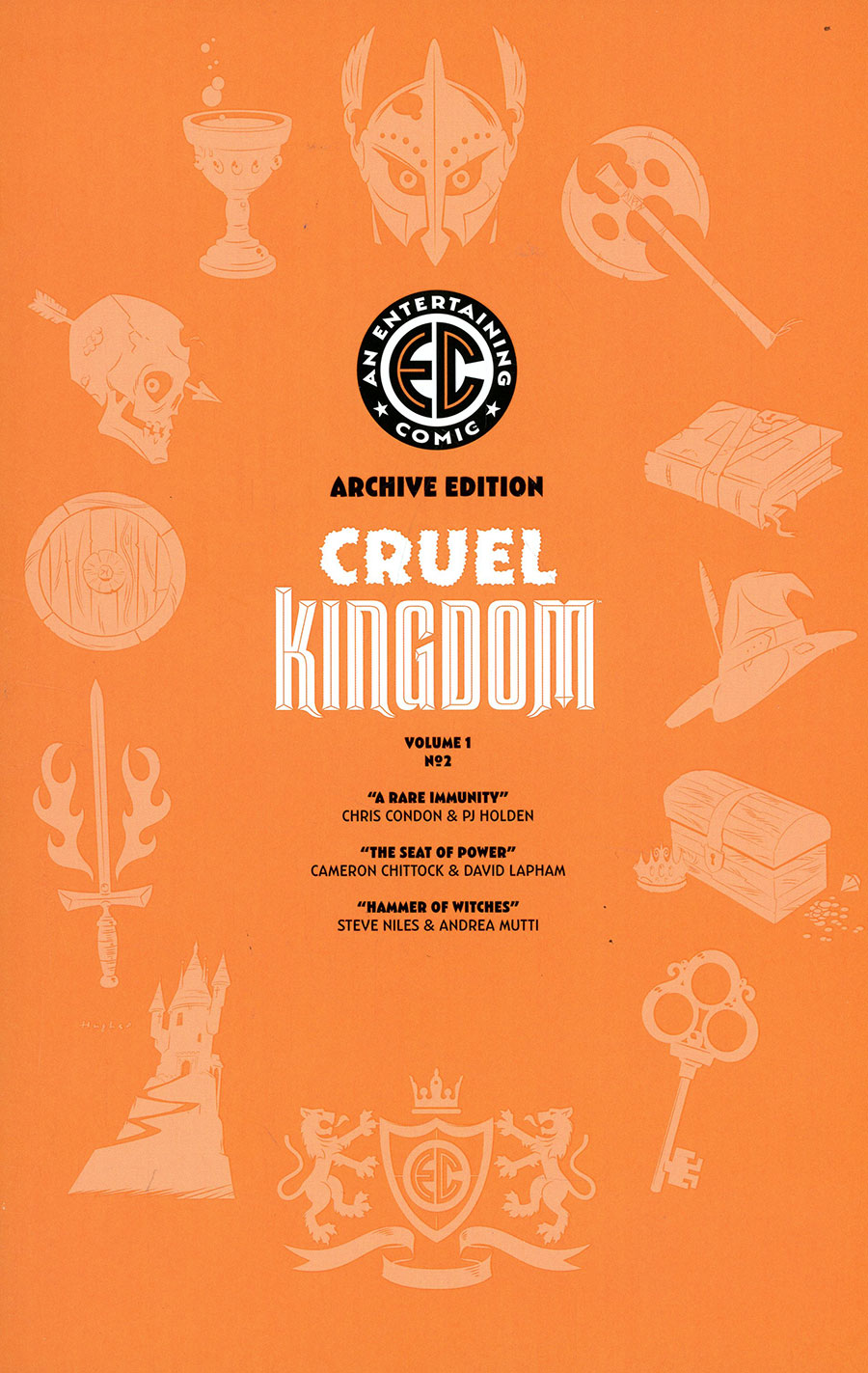 Cruel Kingdom #2 Cover E Incentive Rian Hughes Black & White Archive Edition Variant Cover