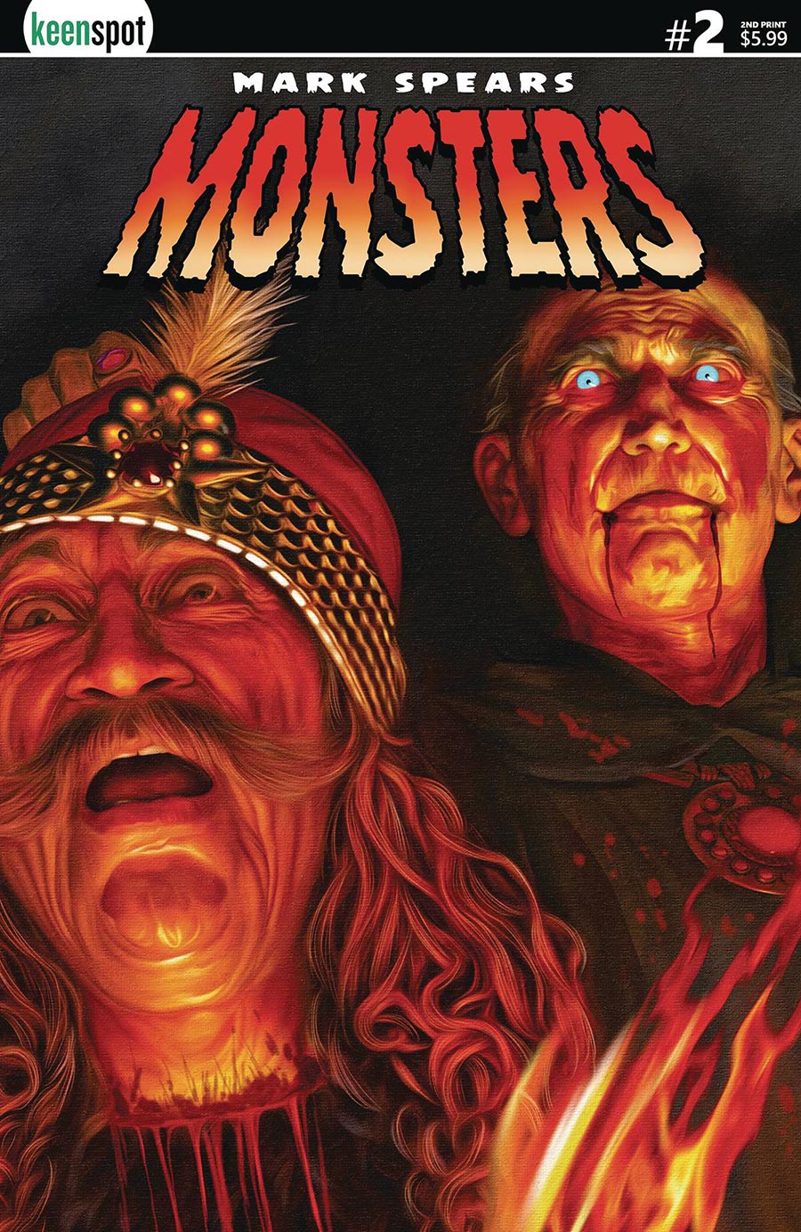 Mark Spears Monsters #2 Cover I 2nd Ptg A Mark Spears Beheaded Variant Cover