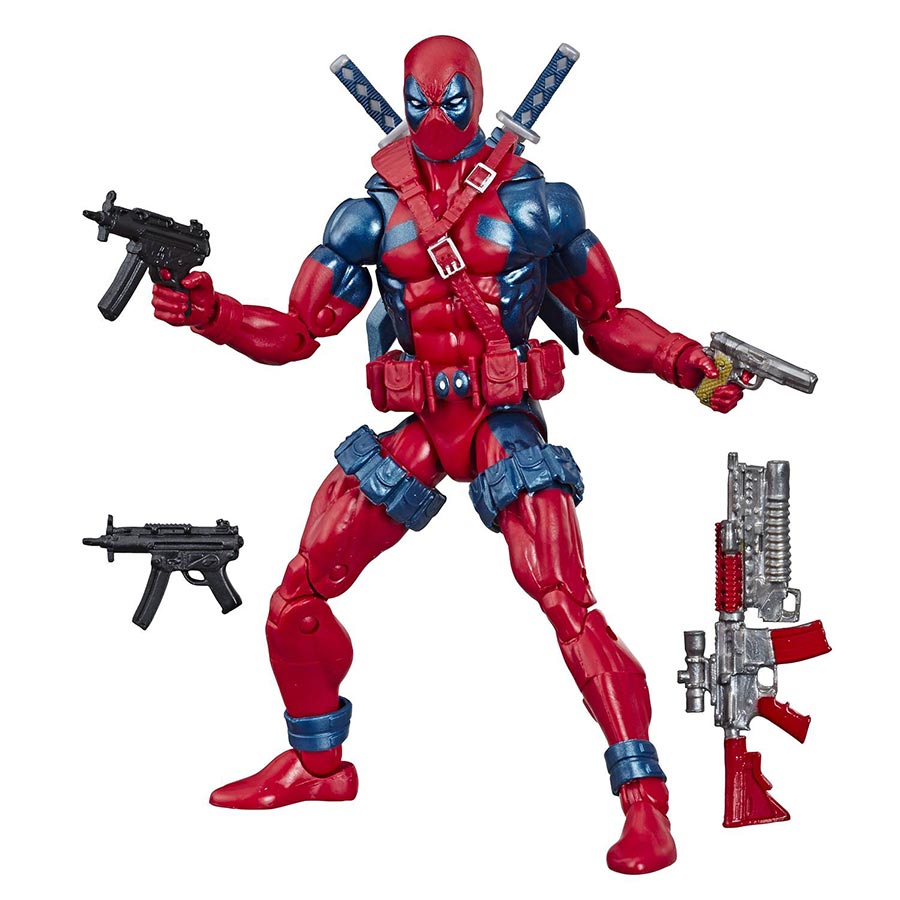 Marvel Legends 80th Anniversary X-Force Deadpool 6-Inch Deluxe Action Figure Re-Run Version