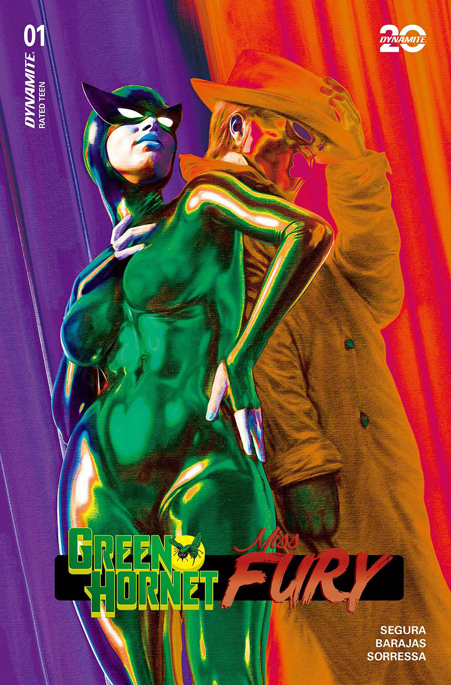 Green Hornet Miss Fury #1 Cover Z Variant Mark Spears Ultraviolet Cover