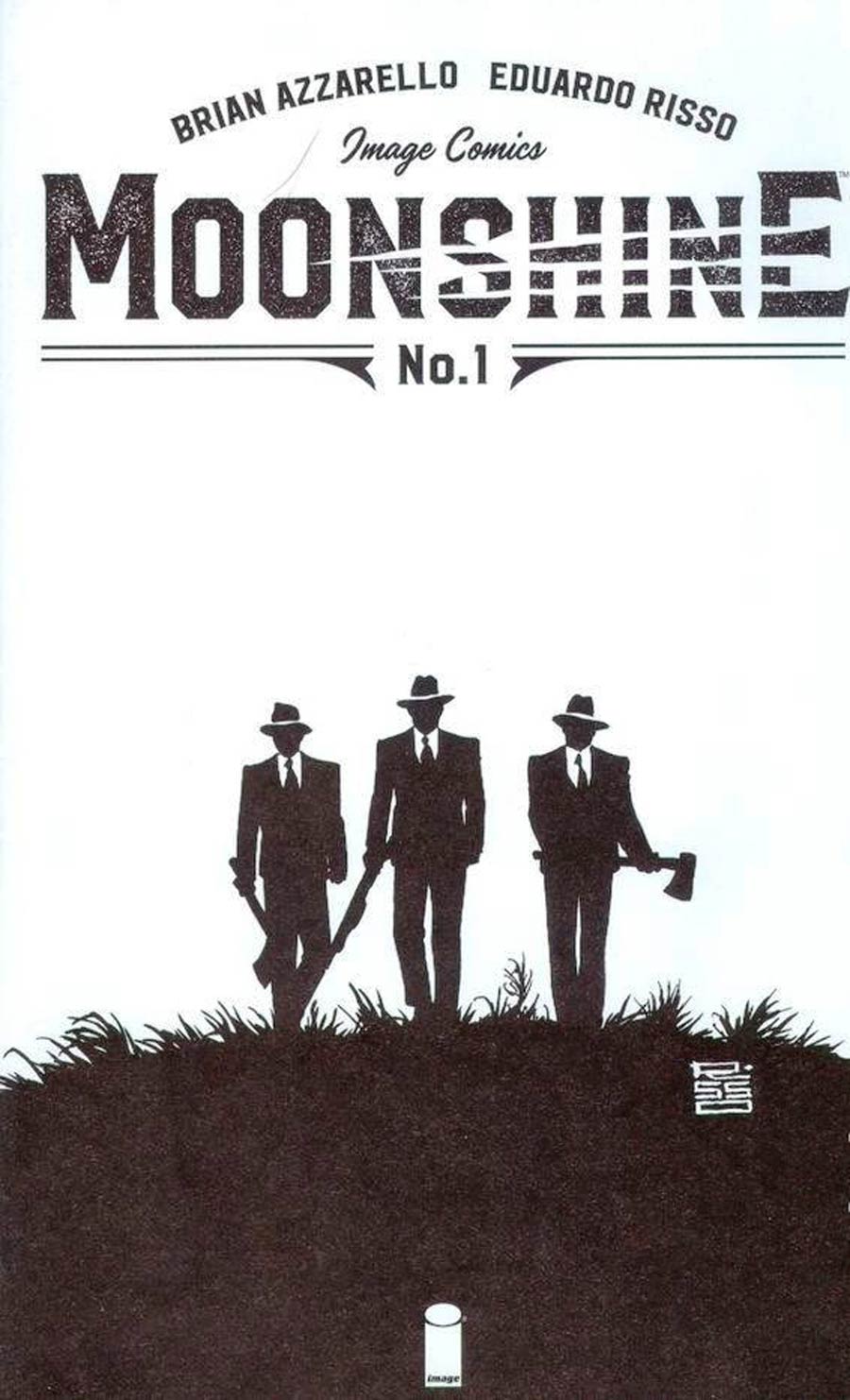 Moonshine #1 Cover E Convention Exclusive Variant Cover Signed by Brian Azzarello With COA