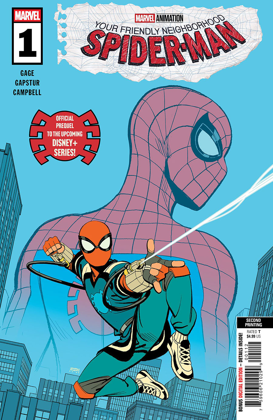 Your Friendly Neighborhood Spider-Man #1 Cover E 2nd Ptg Leonardo Romero Variant Cover