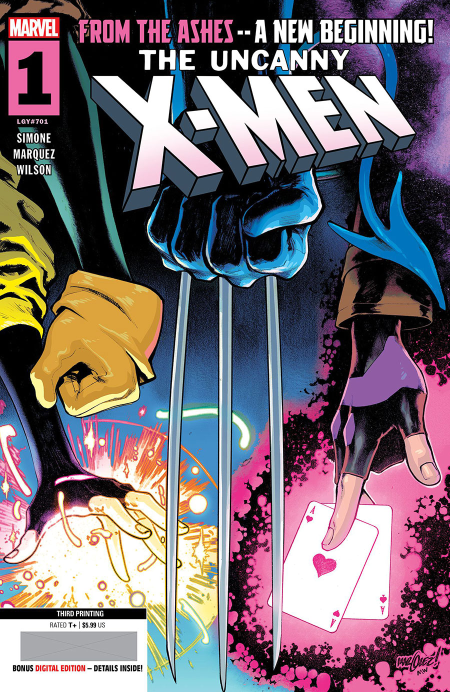 Uncanny X-Men Vol 6 #1 Cover R 3rd Ptg David Marquez Variant Cover