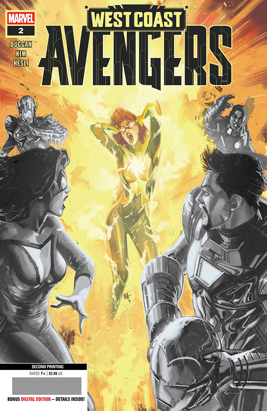 West Coast Avengers Vol 4 #2 Cover E 2nd Ptg Ben Harvey Variant Cover