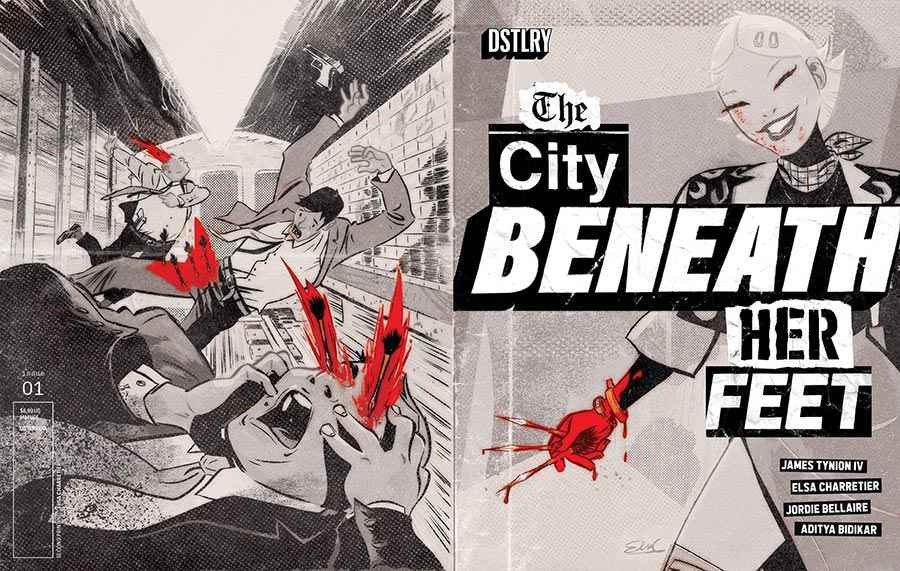 City Beneath Her Feet #1 Cover H 2nd Ptg Elsa Charretier Wraparound Variant Cover