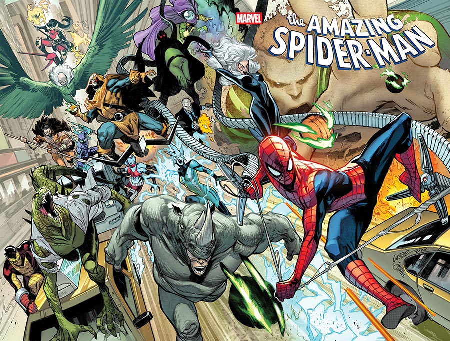 Amazing Spider-Man Vol 7 #1 Cover A Regular Pepe Larraz Wraparound Cover