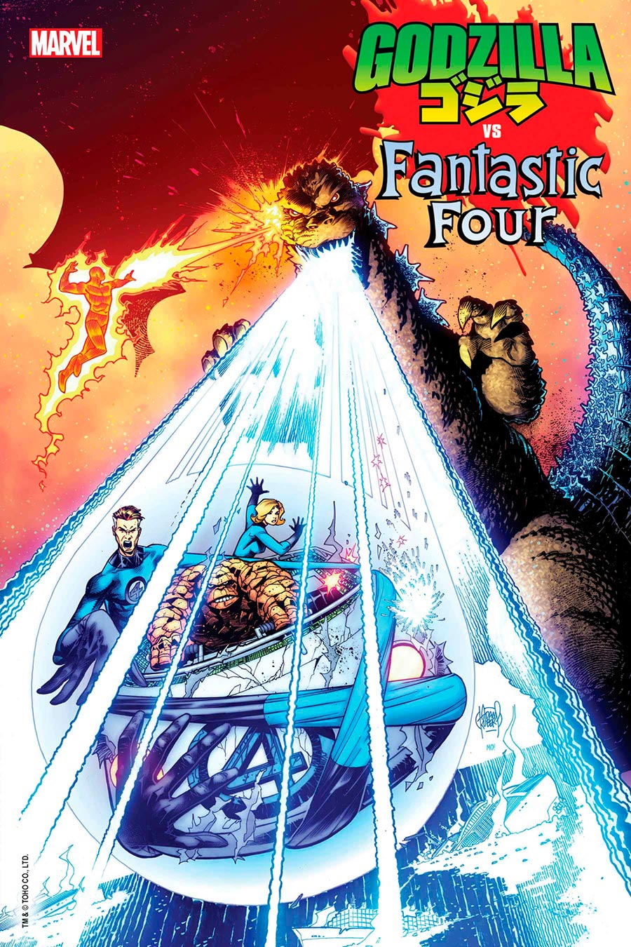 Godzilla vs Fantastic Four #1 (One Shot) Cover A Regular Adam Kubert Cover