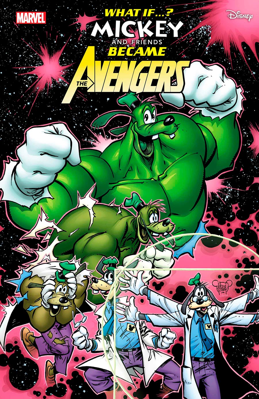 Marvel & Disney What If Mickey & Friends Became The Avengers #1 (One Shot) Cover B Variant Adam Kubert Cover