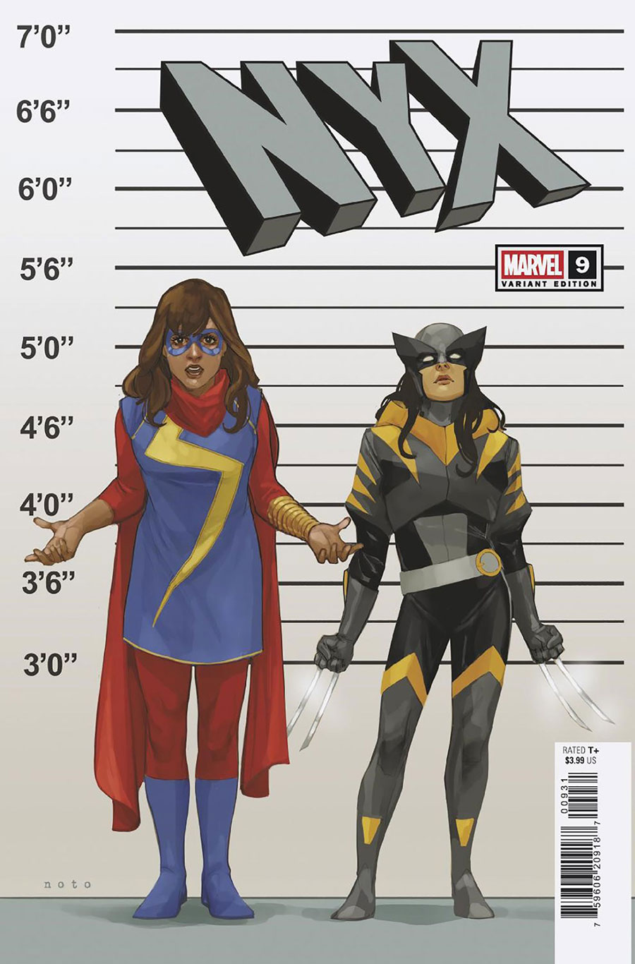 NYX Vol 2 #9 Cover B Variant Phil Noto X-Manhunt Connecting Cover (X-Manhunt Part 2)