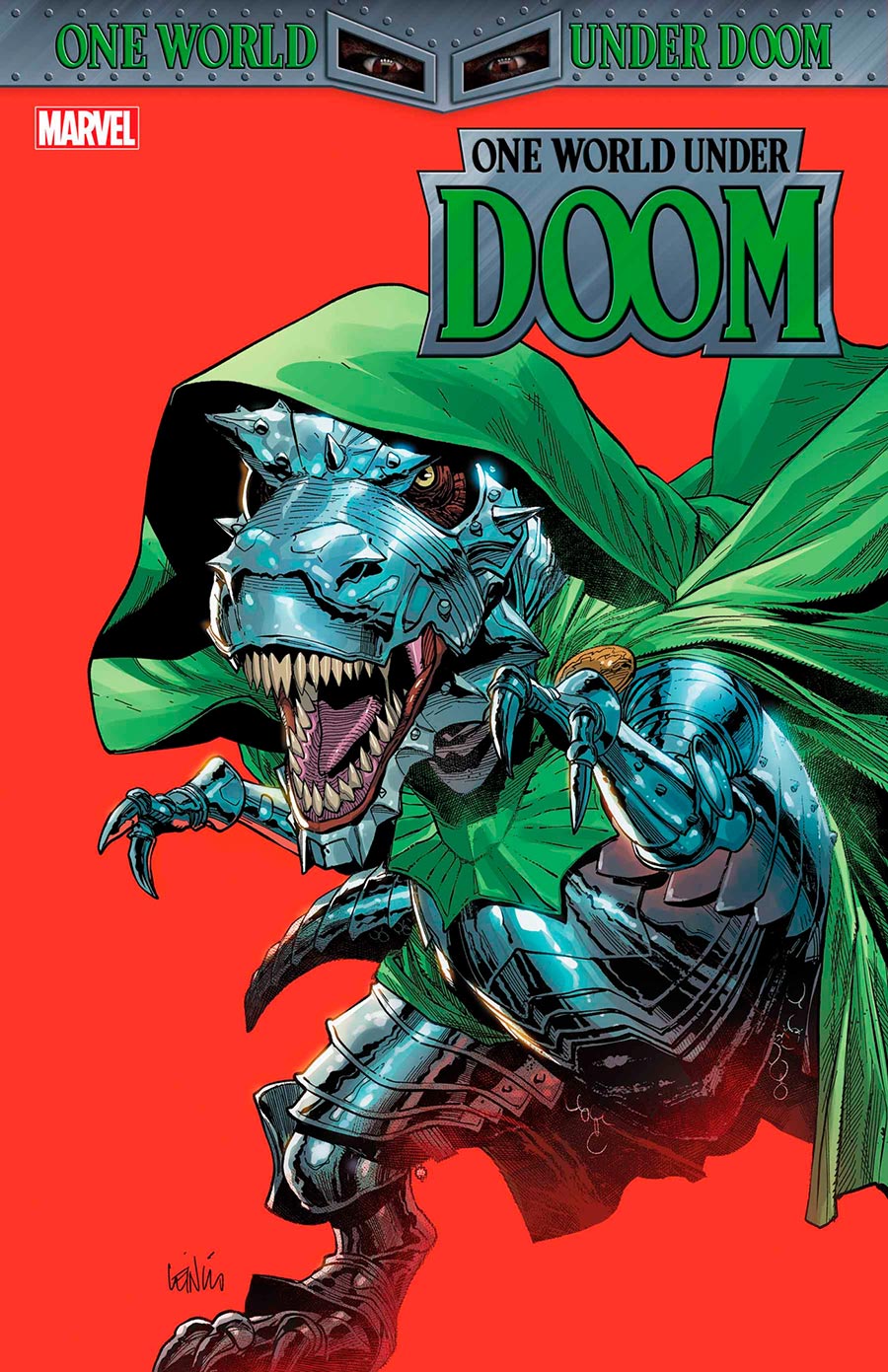 One World Under Doom #2 Cover B Variant Leinil Francis Yu Doomasaur Cover