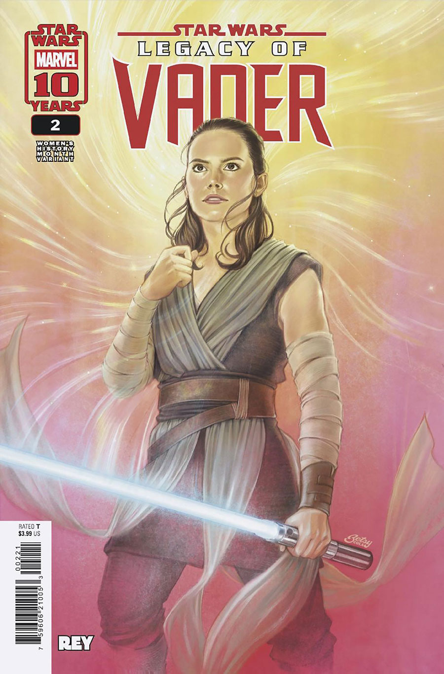 Star Wars Legacy Of Vader #2 Cover B Variant Betsy Cola Womens History Month Cover