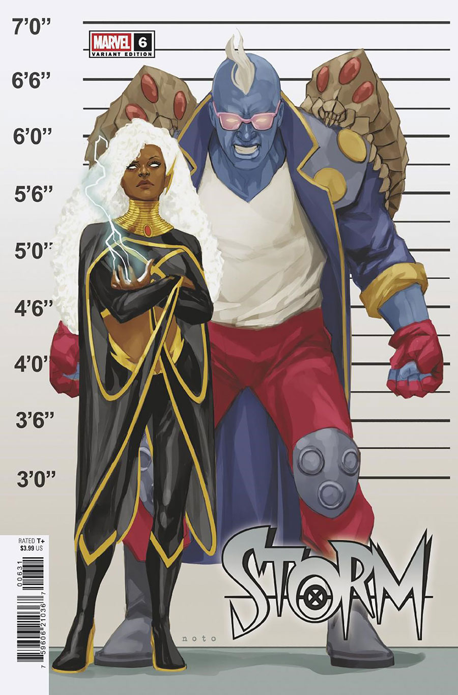 Storm Vol 5 #6 Cover B Variant Phil Noto X-Manhunt Connecting Cover (X-Manhunt Part 3)