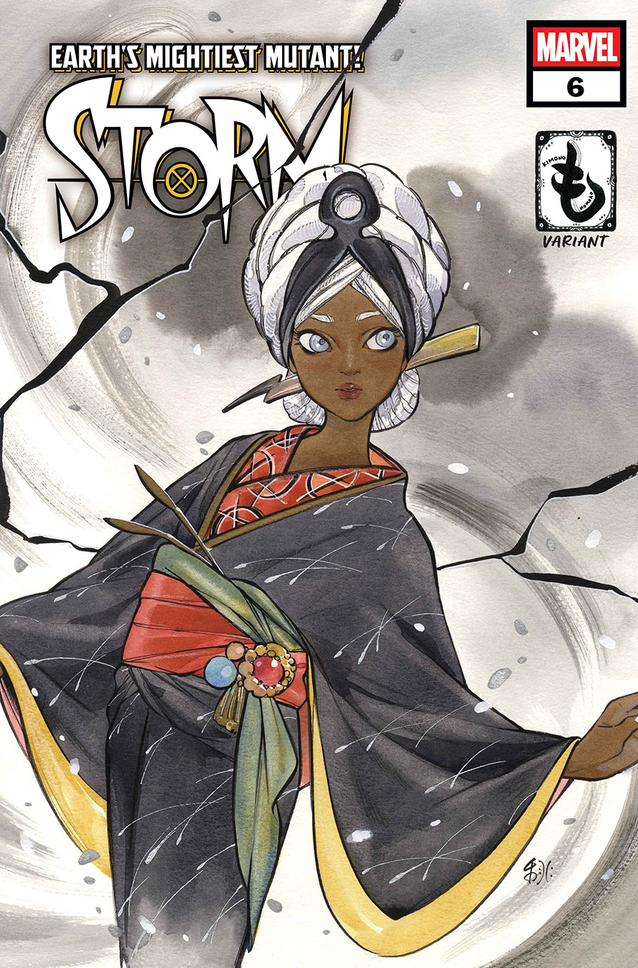 Storm Vol 5 #6 Cover C Variant Peach Momoko Kimono Cover (X-Manhunt Part 3)