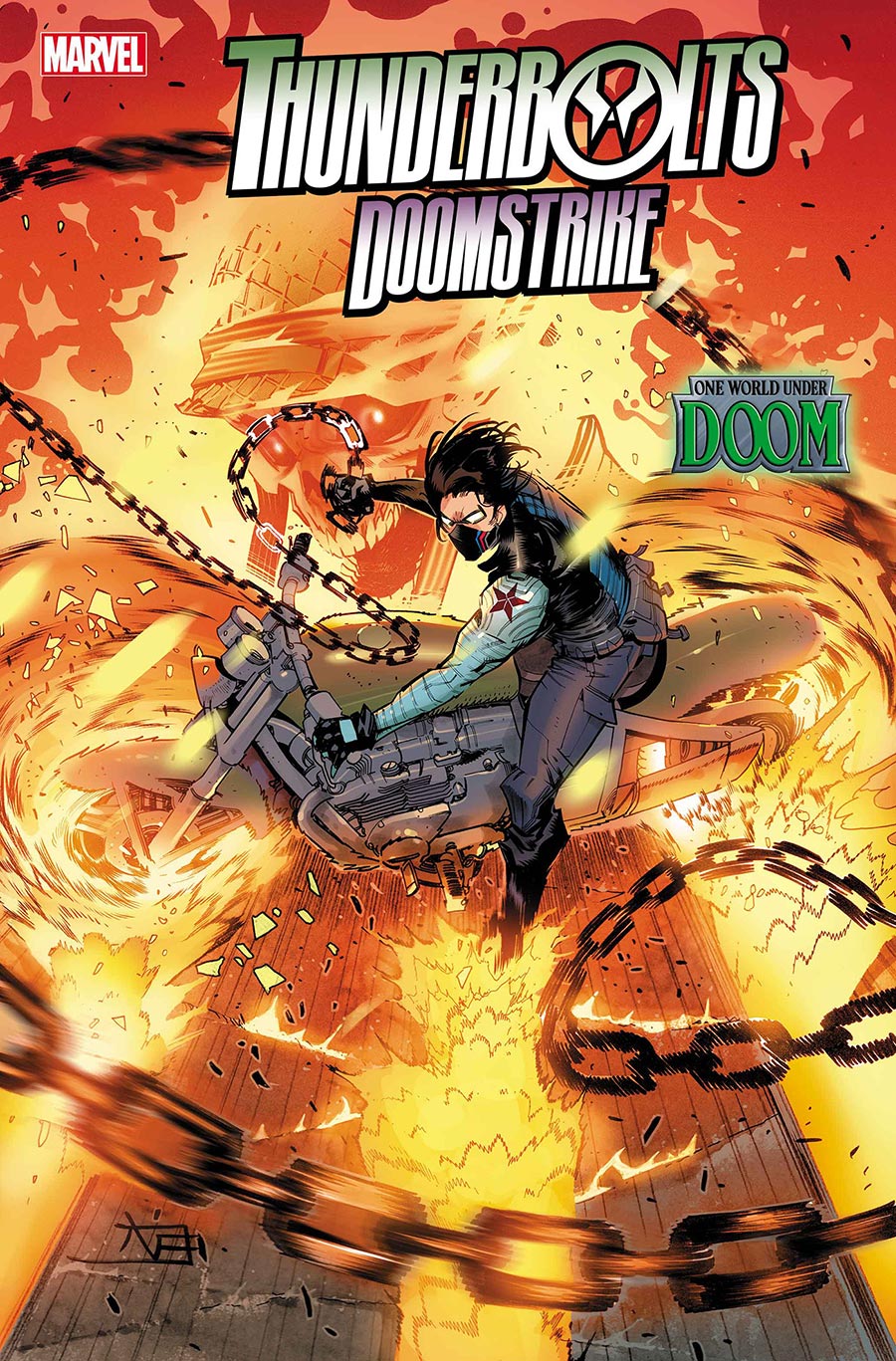 Thunderbolts Doomstrike #2 Cover B Variant Federico Vicentini Cover (One World Under Doom Tie-In)