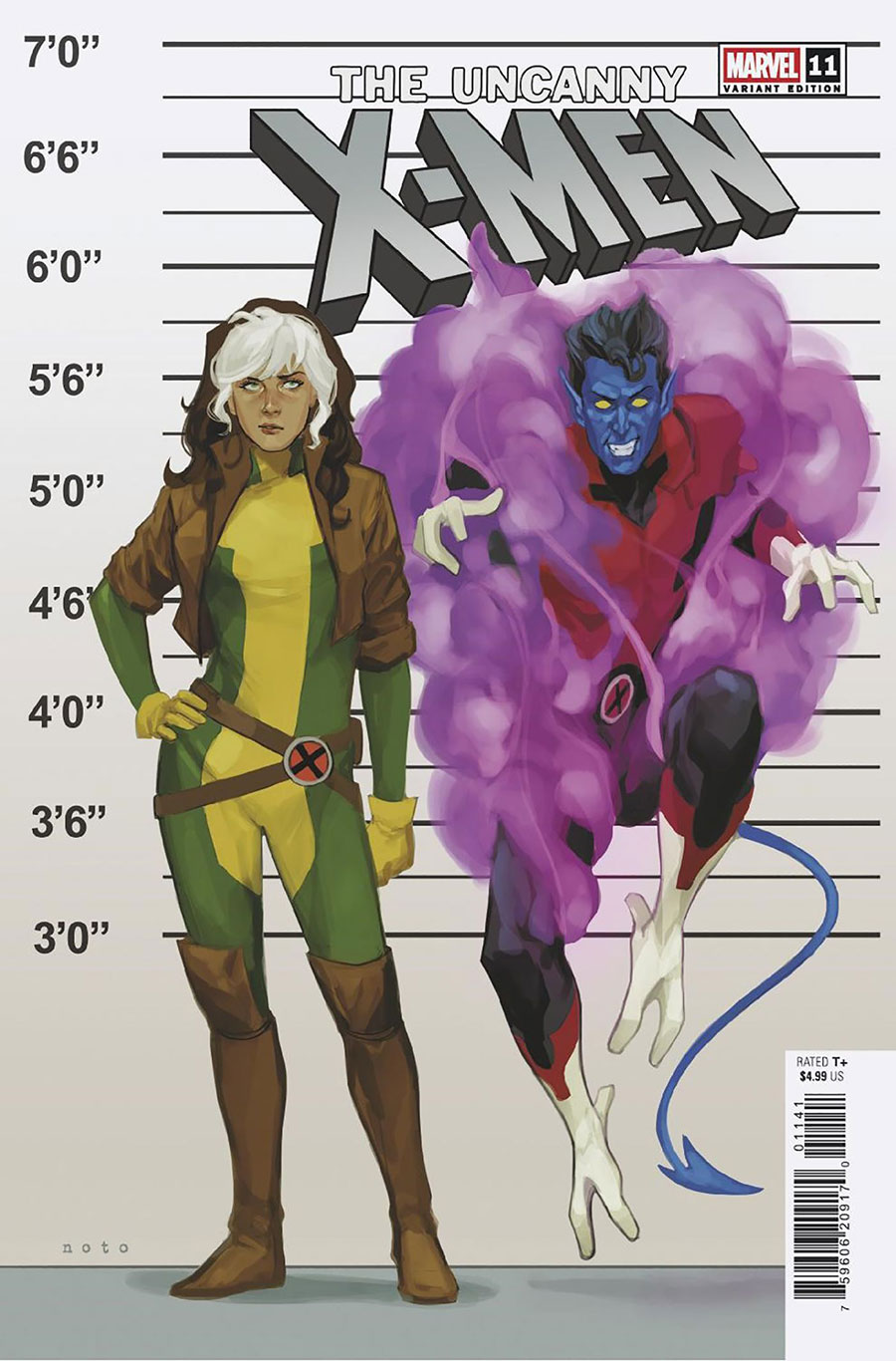 Uncanny X-Men Vol 6 #11 Cover B Variant Phil Noto X-Manhunt Connecting Cover (X-Manhunt Part 1)