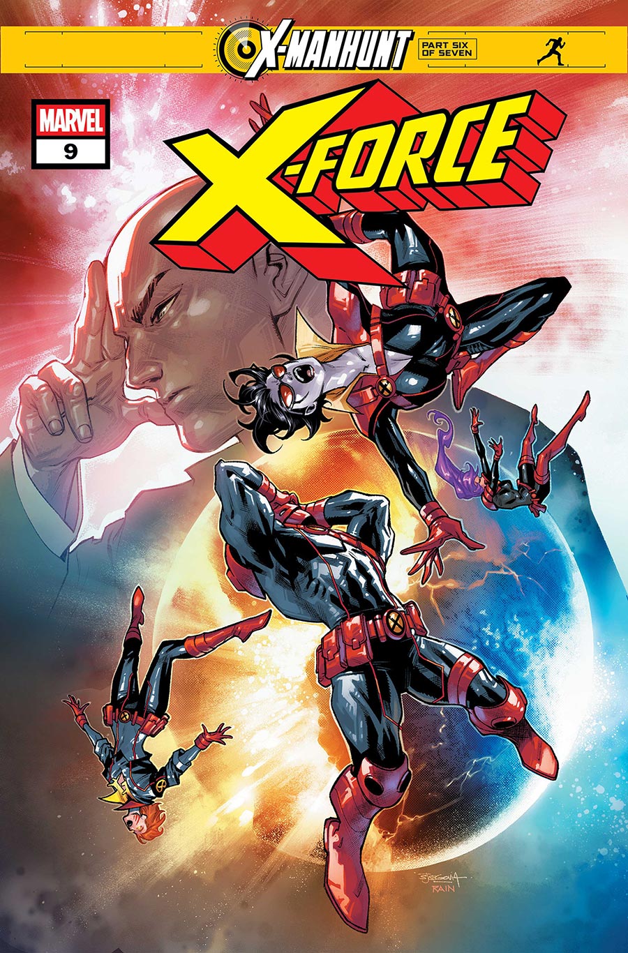 X-Force Vol 7 #9 Cover A Regular Stephen Segovia Cover (X-Manhunt Part 6)