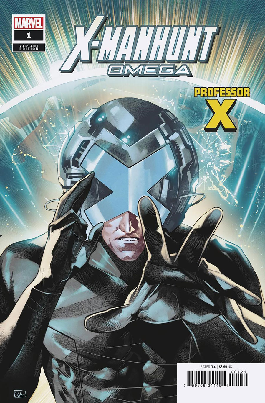 X-Manhunt Omega #1 (One Shot) Cover C Variant Edwin Galmon Professor Xavier Cover (X-Manhunt Part 7)