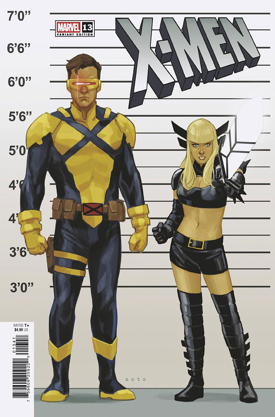 X-Men Vol 7 #13 Cover B Variant Phil Noto X-Manhunt Connecting Cover (X-Manhunt Part 4)