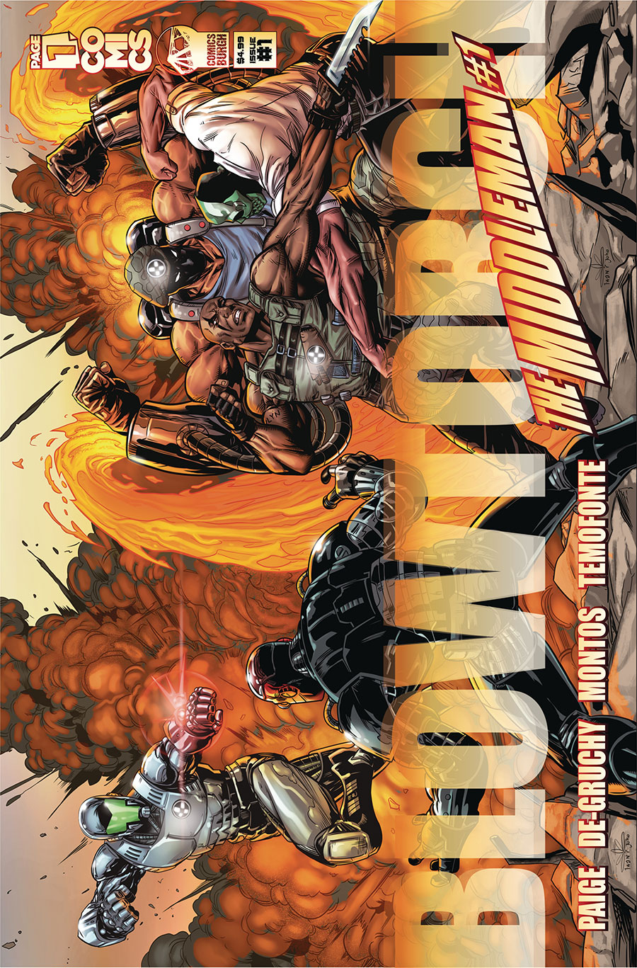 Blowtorch The Middleman #1 Cover E Variant Dody Eka Jesse Hansen & Iwan Joko Cover