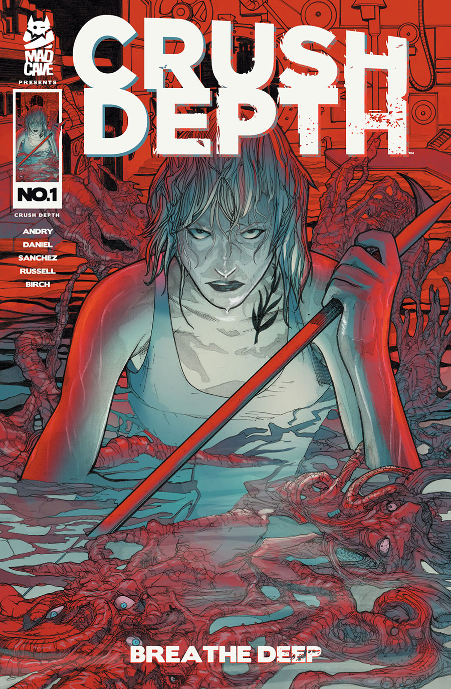 Crush Depth #1 Cover A Regular Alex Sanchez Cover