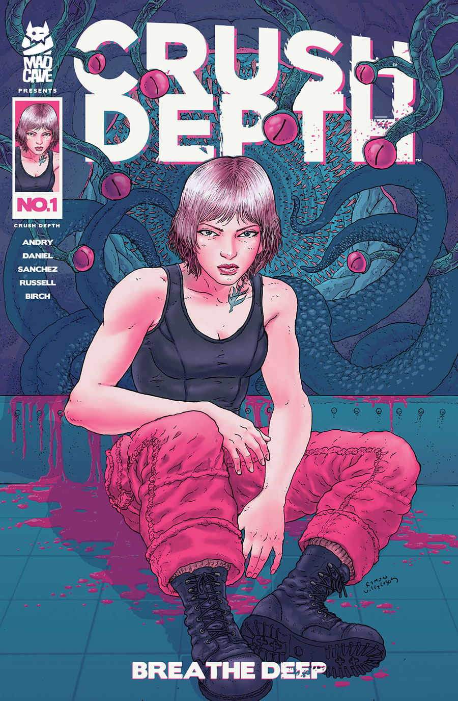 Crush Depth #1 Cover B Variant Ramon Villalobos Cover