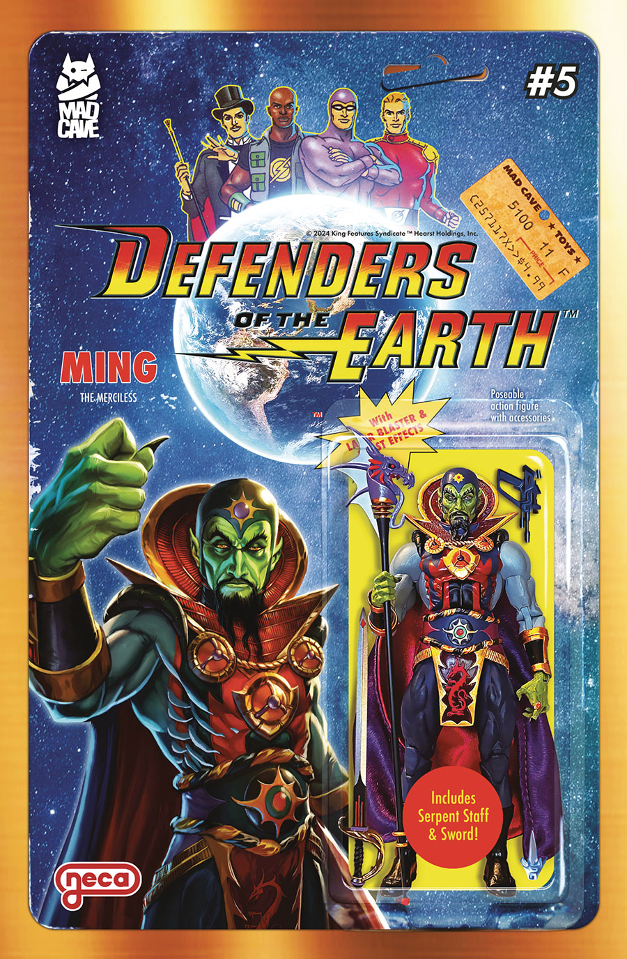 Defenders Of The Earth Vol 2 #5 Cover B Variant Djordje Djokovic Cover