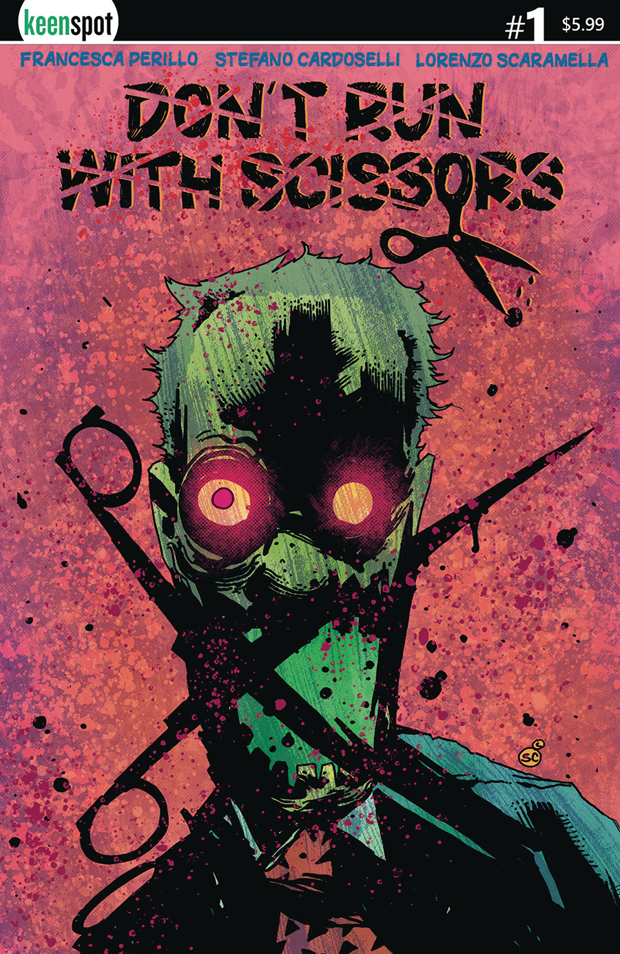 Dont Run With Scissors #1 Cover A Regular Stefano Cardoselli Cover