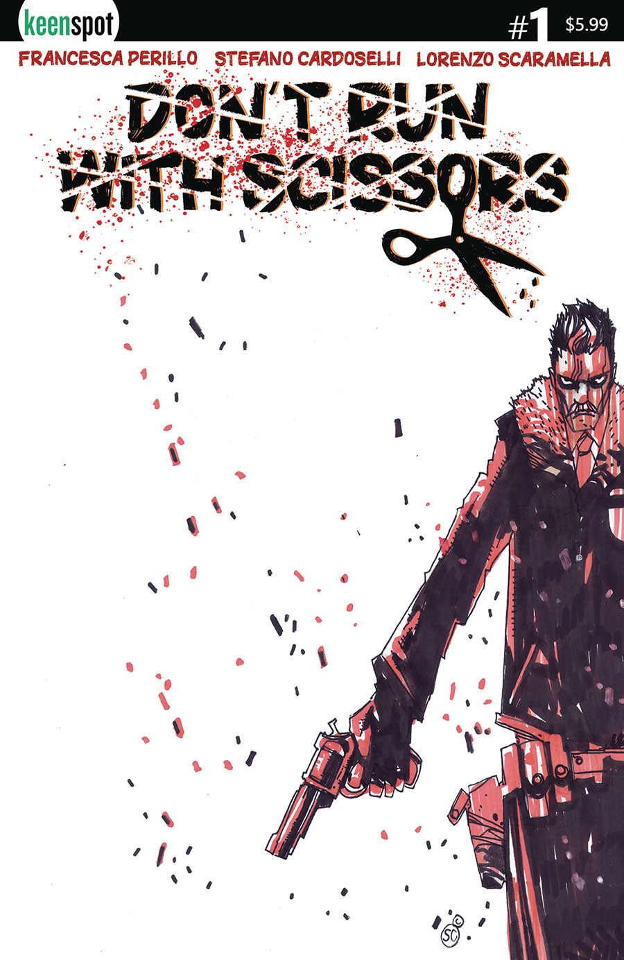 Dont Run With Scissors #1 Cover D Variant Stefano Cardoselli Cover