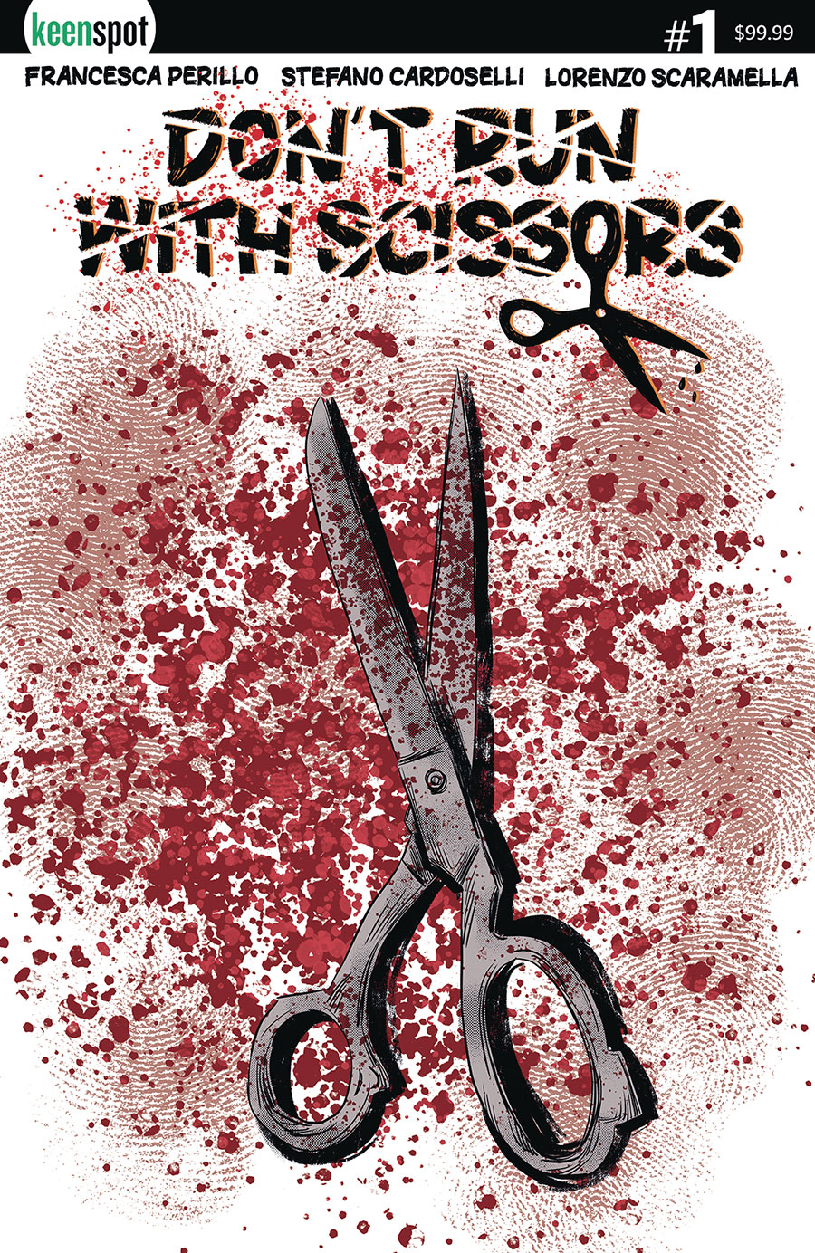 Dont Run With Scissors #1 Cover E Variant Stefano Cardoselli Metal Cover