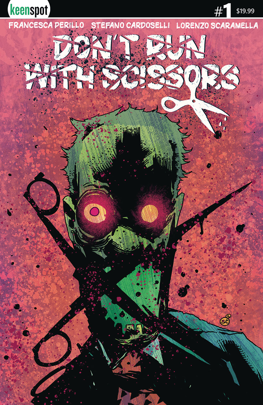 Dont Run With Scissors #1 Cover F Variant Stefano Cardoselli Holofoil Cover