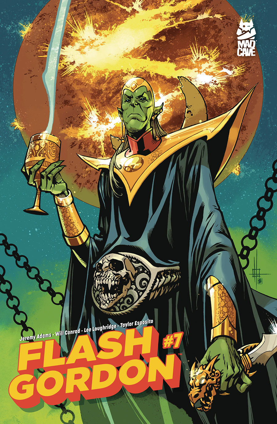 Flash Gordon Vol 8 #7 Cover B Variant Zach Howard Homeworld Cover