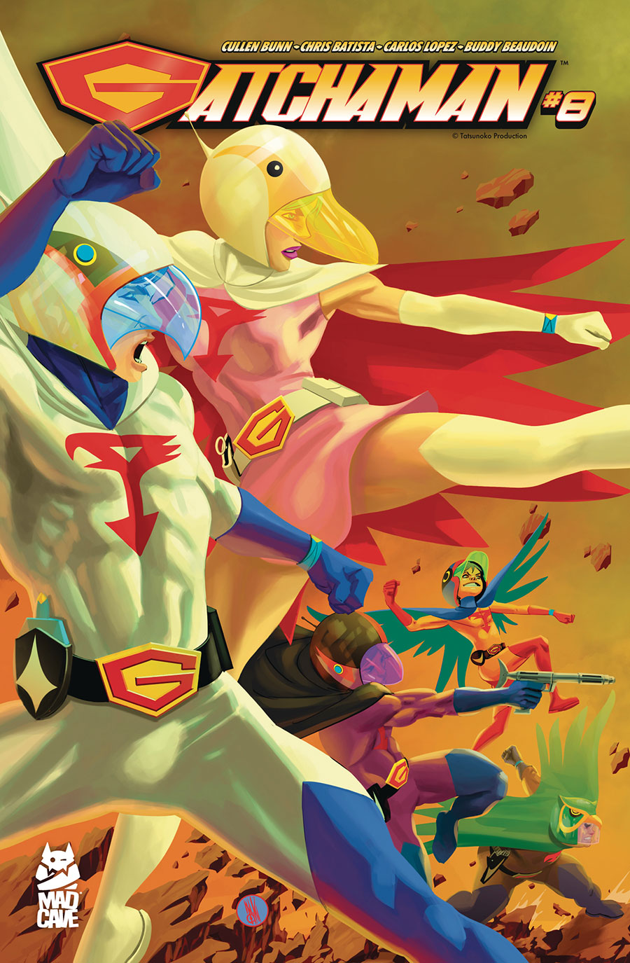 Gatchaman #8 Cover A Regular Inaki Miranda Cover