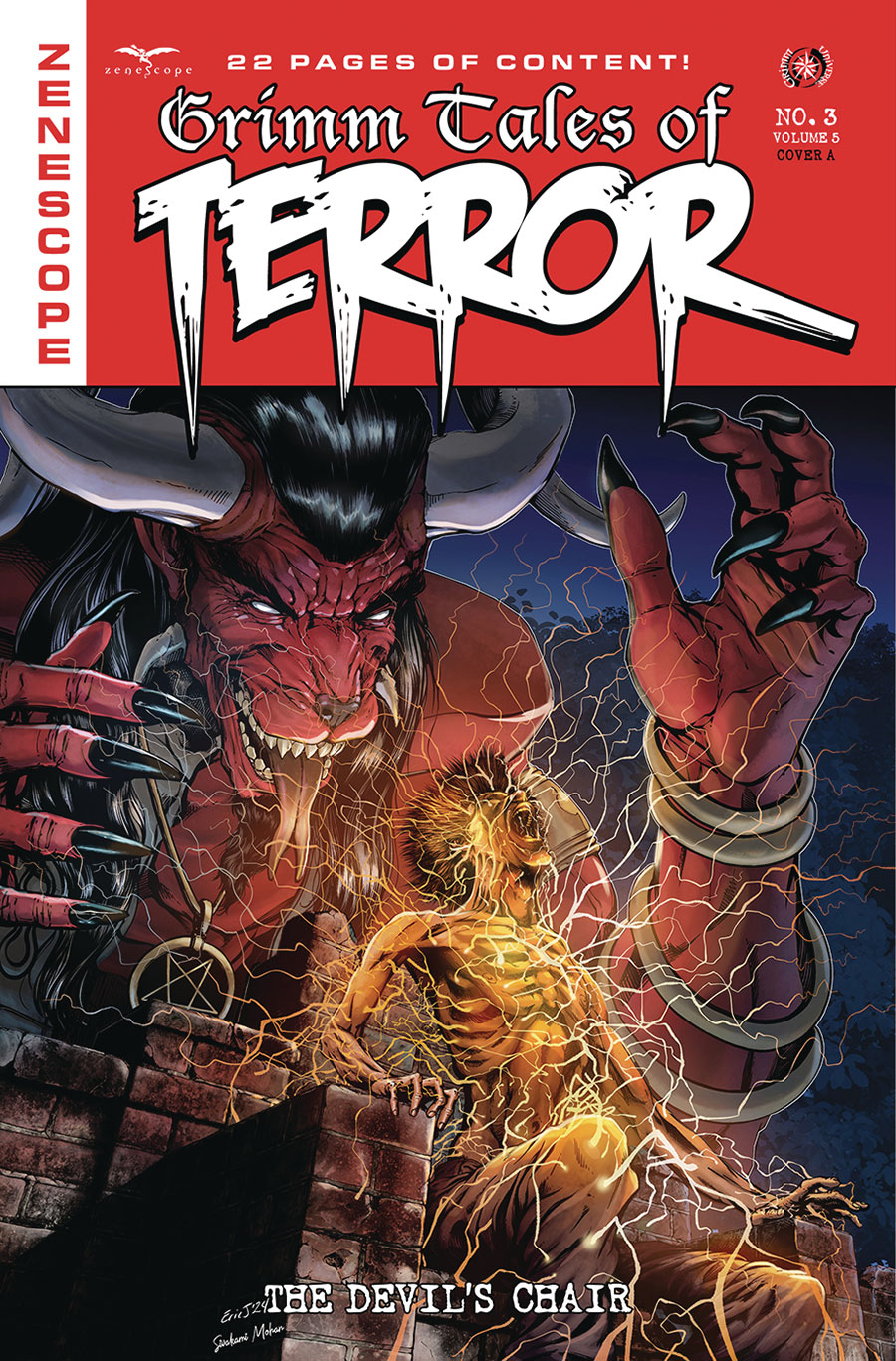 Grimm Fairy Tales Presents Grimm Tales Of Terror Vol 5 #3 The Devils Chair Cover A Regular Eric J Cover