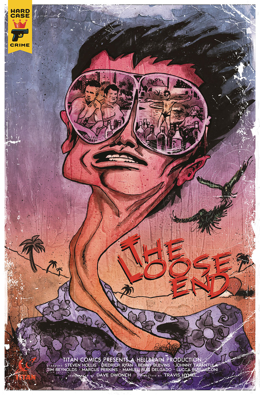 Hard Case Crime The Loose End #2 Cover B Variant Robert Hack Fear And Loathing In Las Vegas Homage Cover