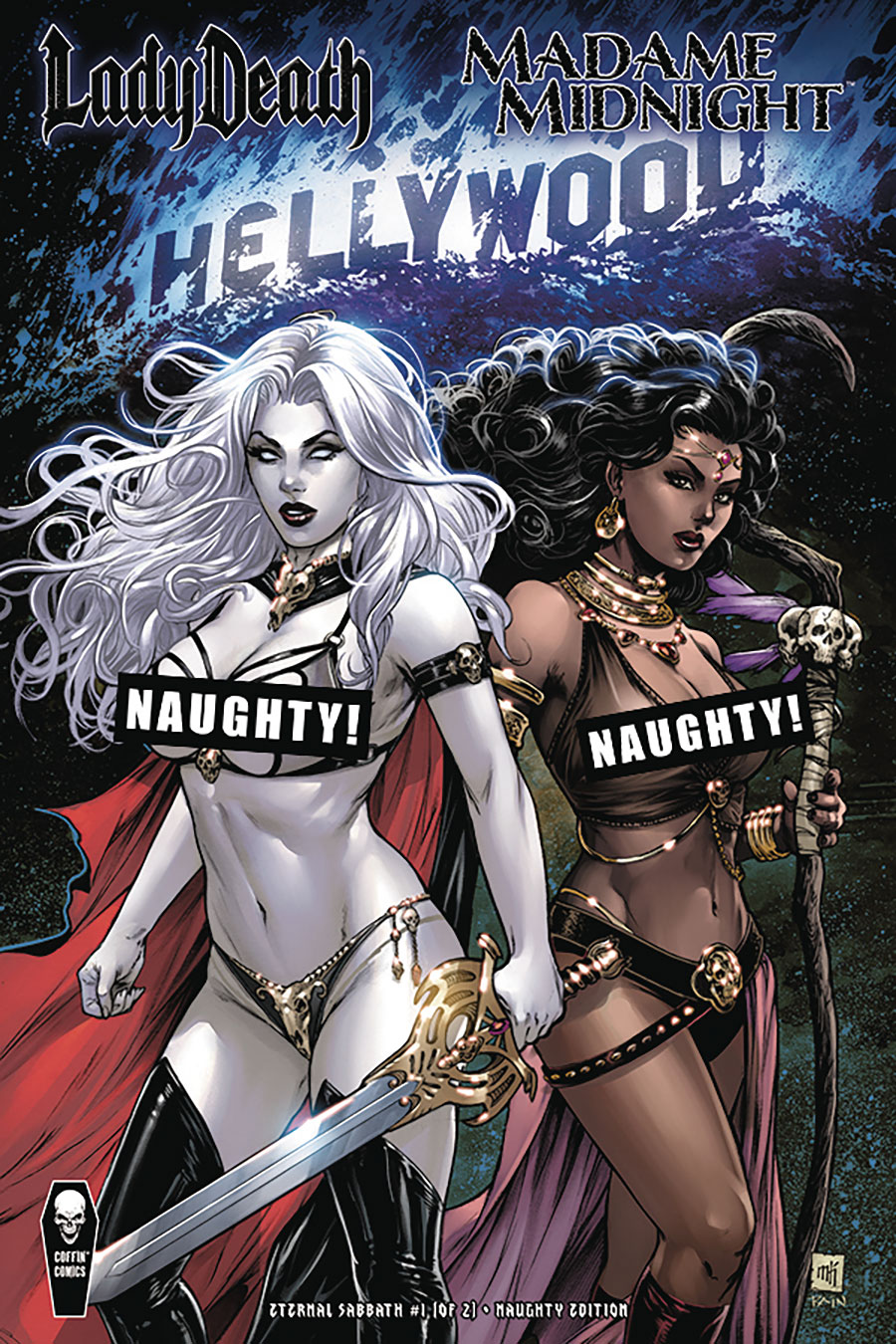 Lady Death Eternal Sabbath #1 Cover D Variant Mike Krome Naughty Edition