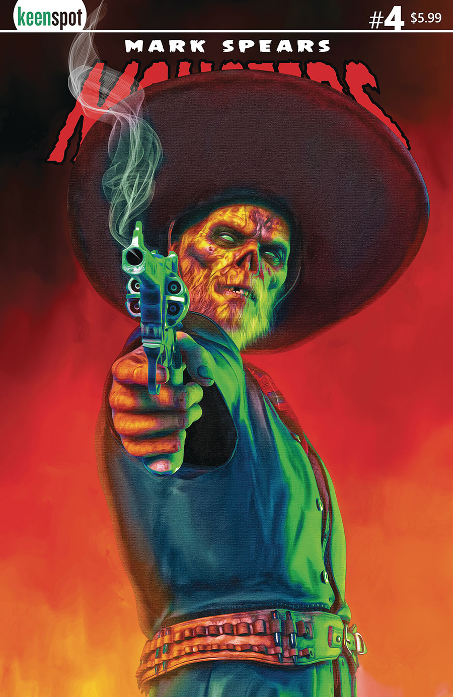 Mark Spears Monsters #4 Cover C Variant Mark Spears Pecos Bill Cover