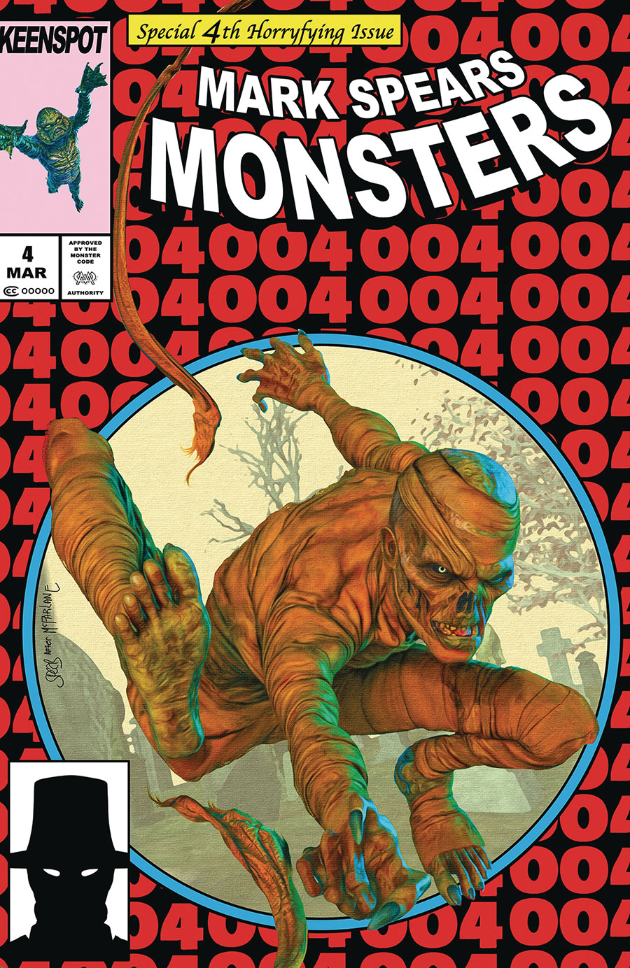 Mark Spears Monsters #4 Cover D Variant Mark Spears Amazing Spider-Man 300 Homage Cover