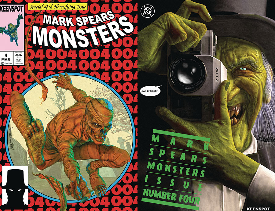 Mark Spears Monsters #4 Cover F Variant Mark Spears Holofoil Flip Cover