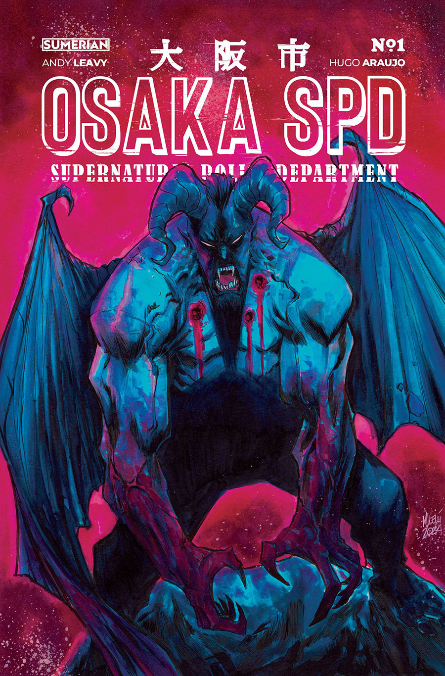 Osaka SPD (Supernatural Police Department) #1 Cover B Variant Alessandro Micelli Cover